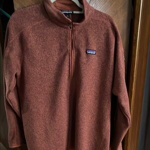 Patagonia Brown Quarter-Zip Sweatshirt